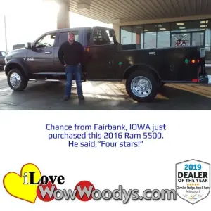 Chance B. Fairbank, IOWA - Wow Woody's