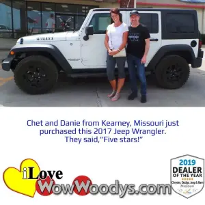 Chet and Danie - Wow Woody's
