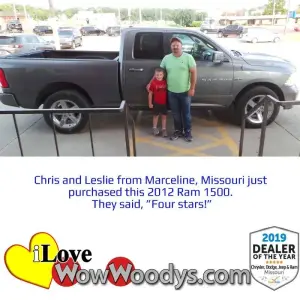Chris and Leslie - Wow Woody's