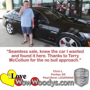 Chris L. Pearl River, LOUISIANA - Wow Woody's