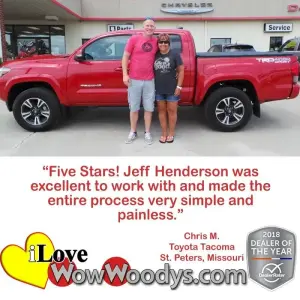 Chris M. St. Peters, Missouri - Wow Woody's