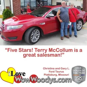 Christina and Gary L. Plattsburg, Missouri - Wow Woody's