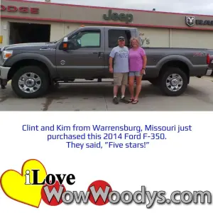 Clint and Kim G - Wow Woody's
