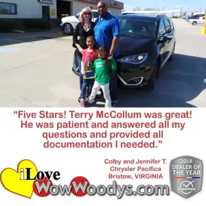 Colby and Jennifer T. Bristow, VIRGINIA - Wow Woody's