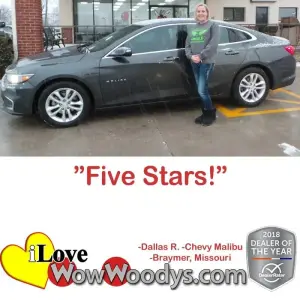 Dallas R. Braymer, Missouri - Wow Woody's