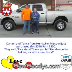 Damon and Tonya - Wow Woody's
