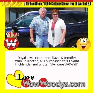 David & Jennifer - Wow Woody's