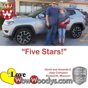 David and Amanda E. Bosworth, Missouri - Wow Woody's