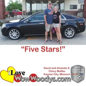 David and Amanda S. Kansas City, Missouri - Wow Woody's