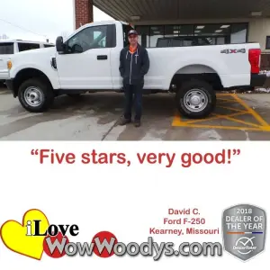 David C. Kearney, Missouri - Wow Woody's