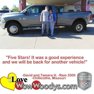 David and Tamara H. - Chillicothe, Missouri - Wow Woody's