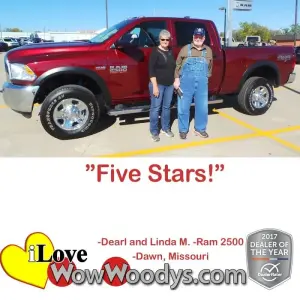 Dearl and Linda M. - Dawn, Missouri - Wow Woody's