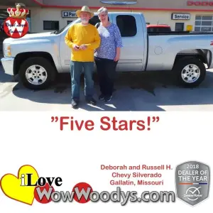 Deborah and Russell H. Gallatin, Missouri - Wow Woody's