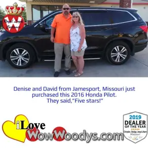 Denise and David - Wow Woody's