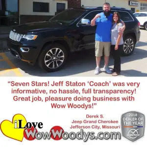 Derek S. Jefferson City, Missouri - Wow Woody's