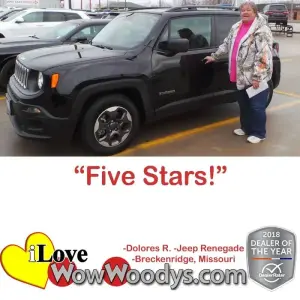 Dolores R. - Breckenridge, Missouri - Wow Woody's