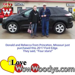 Donald and Rebecca - Wow Woody's