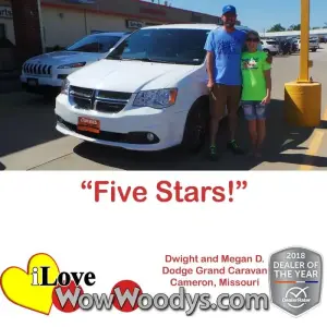 Dwight and Megan D. Cameron, Missouri - Wow Woody's