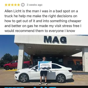 Bye-Bye Truck Troubles, Hello Jetta! Dylan Bax's 2021 Volkswagen Jetta Success Story at MAG CDJR!