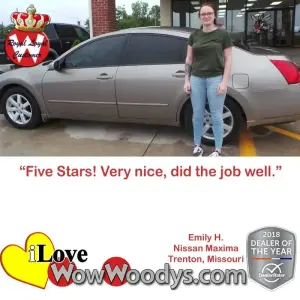 Emily H. Trenton, Missouri - Wow Woody's