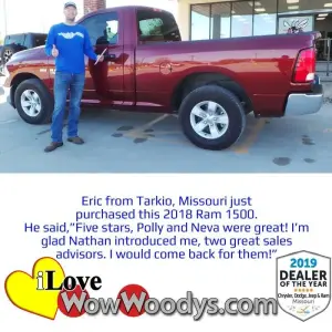 Eric - Wow Woody's