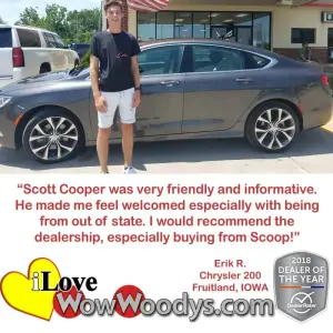 Erik R. Fruitland, IOWA - Wow Woody's