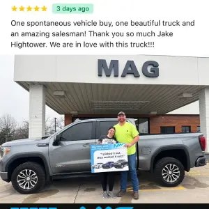 From Spontaneous to Perfect: Erika & Anthony from Marceline, MO Drive Home in a 2021 GMC Sierra 1500