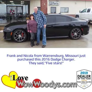 Frank and Nicola E. Warrensburg, Missouri - Wow Woody's