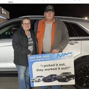 Testimonial from Lorena & Brad from Unionville, MO to MAG CDJR