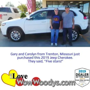 Gary and Carolyn - Wow Woody's