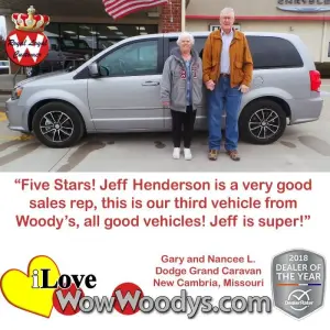 Gary and Nancee L. New Cambria, Missouri - Wow Woody's