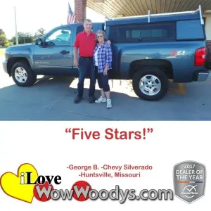 George B. - Huntsville, Missouri - Wow Woody's