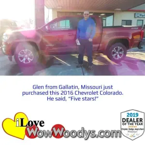 Glen H. Gallatin, Missouri - Wow Woody's