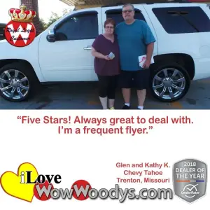 Glen and Kathy K. Trenton, Missouri - Wow Woody's