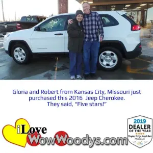 Gloria and Robert R. Kansas City, Missouri - Wow Woody's