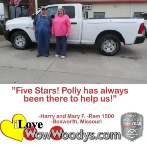 Harry and Mary F. - Bosworth, Missouri - Wow Woody's