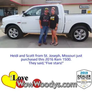 Heidi and Scott - Wow Woody's