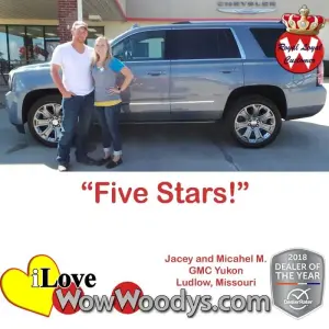 Jacey and Michael M. Ludlow, Missouri - Wow Woody's