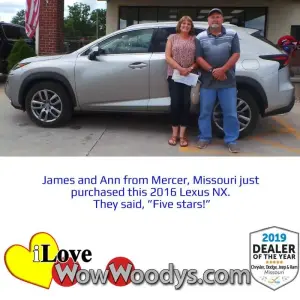James and Ann - Wow Woody's
