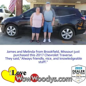 James and Melinda - Wow Woody's