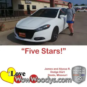 James and Alyssa R. Desto, Missouri - Wow Woody's