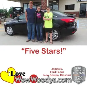James S. New Boston, Missouri - Wow Woody's