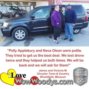 James and Victoria M. Brookfield, Missouri - Wow Woody's