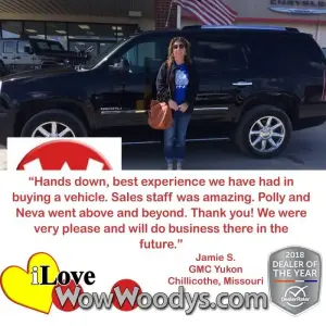 Jamie S. Chillicothe, Missouri - Wow Woody's