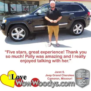 Jaret S. Cameron, Missouri - Wow Woody's