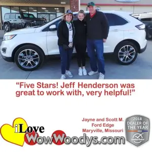 Jayne and Scott M. Maryville, Missouri - Wow Woody's