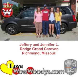 Jeffery and Jennifer L. Richmond, Missouri - Wow Woody's