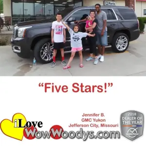Jennifer B. Jefferson City, Missouri - Wow Woody's