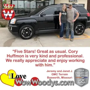 Jeremy and Janet J. Bosworth, Missouri - Wow Woody's