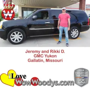 Jeremy and Rikki D. Gallatin, Missouri - Wow Woody's